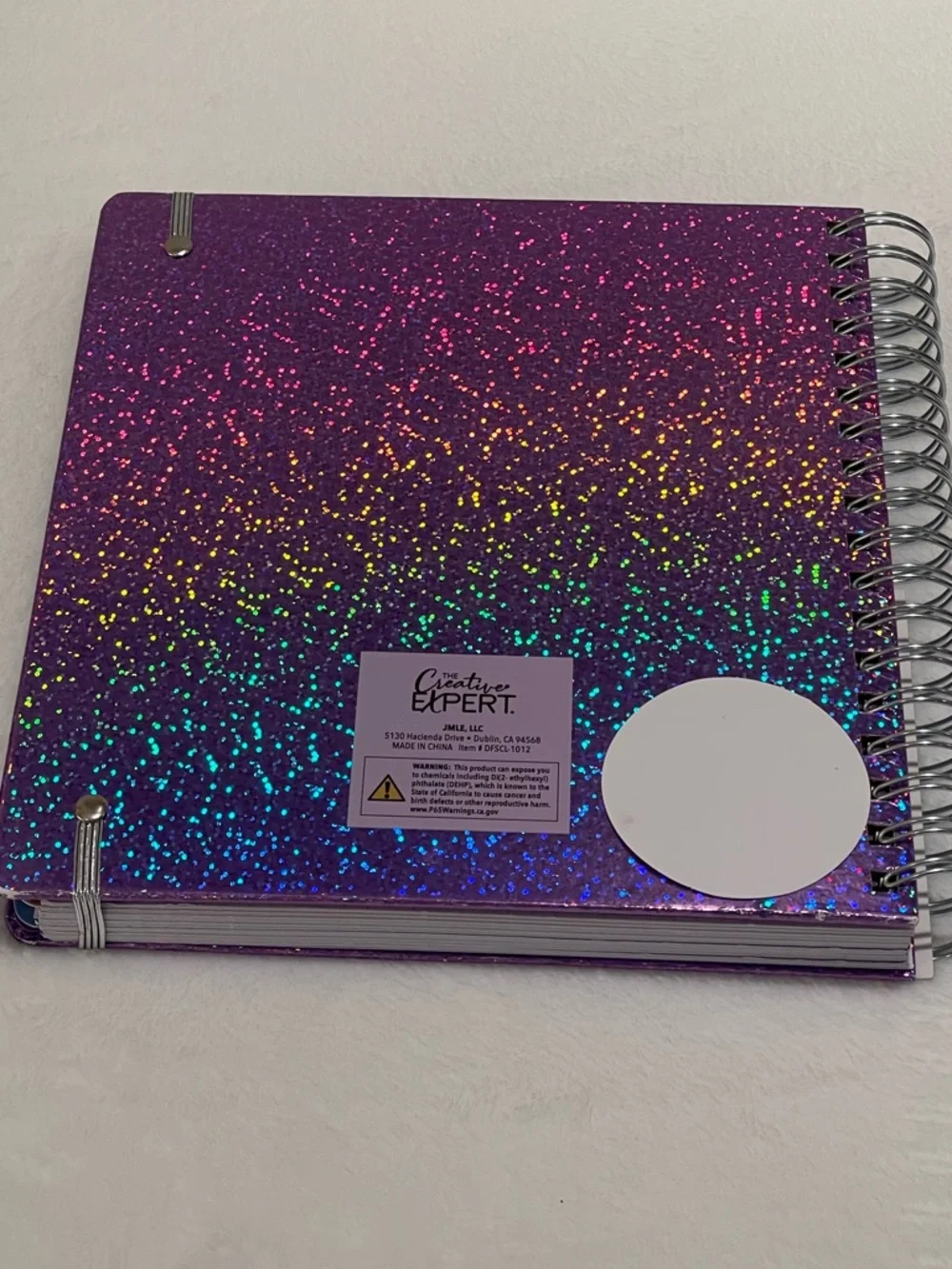 Glittery Weekly/12 Month Spiral Planner - JAN to DEC 2026. NWT.